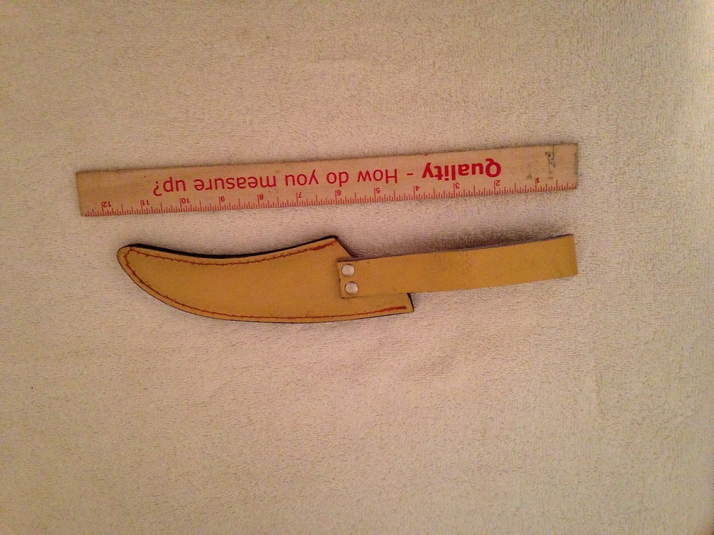 LONG PAKISTAN SINGLE BLADE KNIFE WITH SHEATH