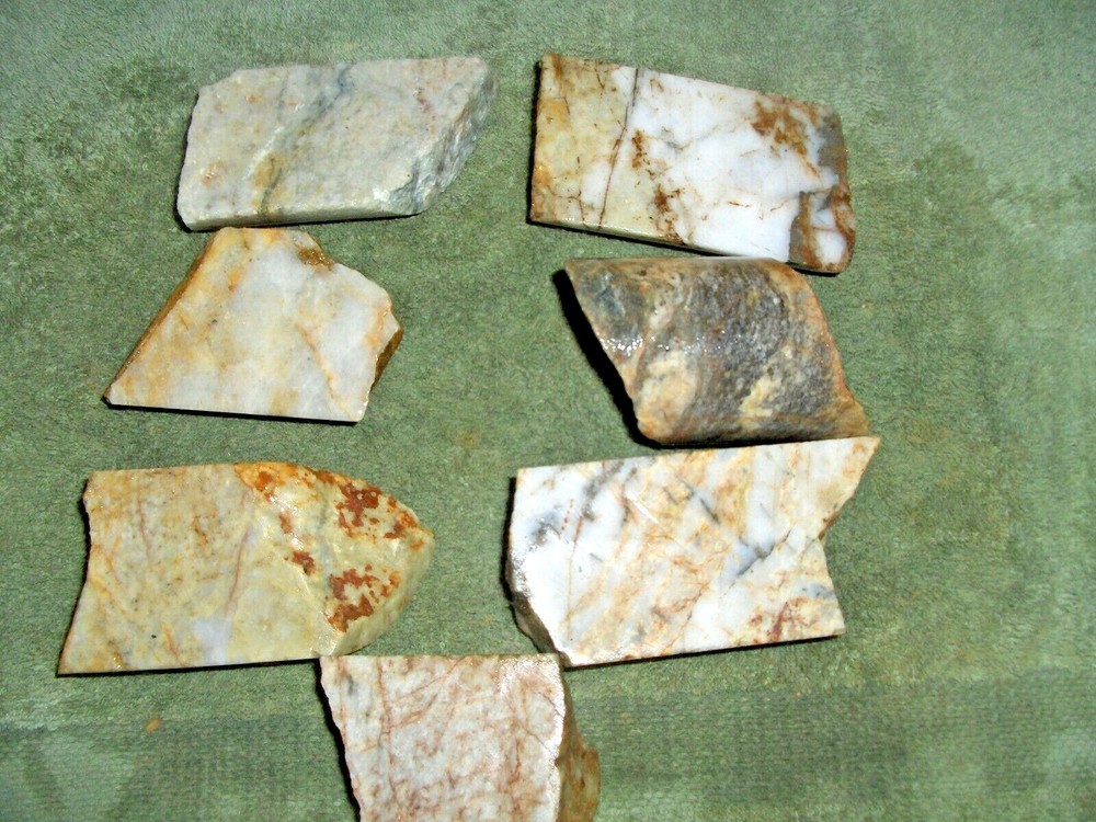 Split  Core Samples From Alaska Gold Mine 7 Pieces Drill Core Samples  #14