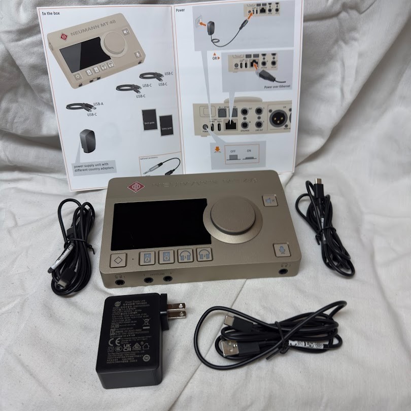 Neumann MT-48 USB Audio Interface - Mint - Complete Accessories - Dante Ready