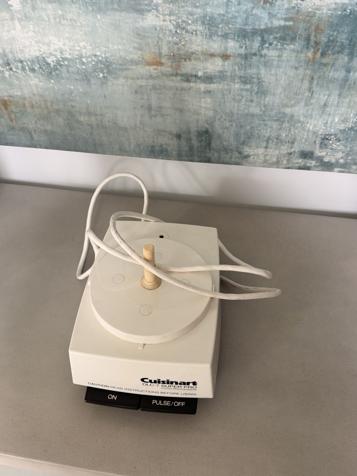 Cuisinart DLC-7 Super Pro Food Processor Motor Tested Works VINTAGE 1984 EUC