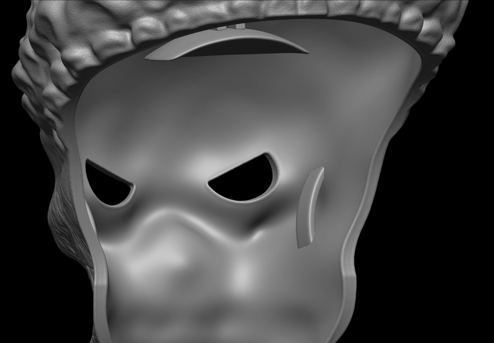 Predator Mask Face Jungle Hunter 1987 scale 1:1 File STL - OBJ for 3D Printing