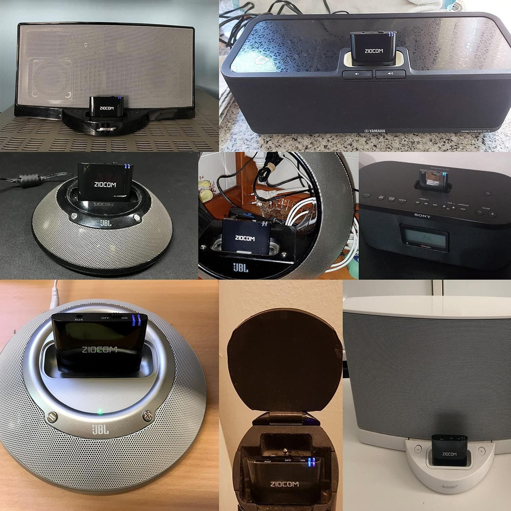 30 Pin Bluetooth Adapter Receiver for Bose Ipod Iphone Sounddock and Other 30 Pi