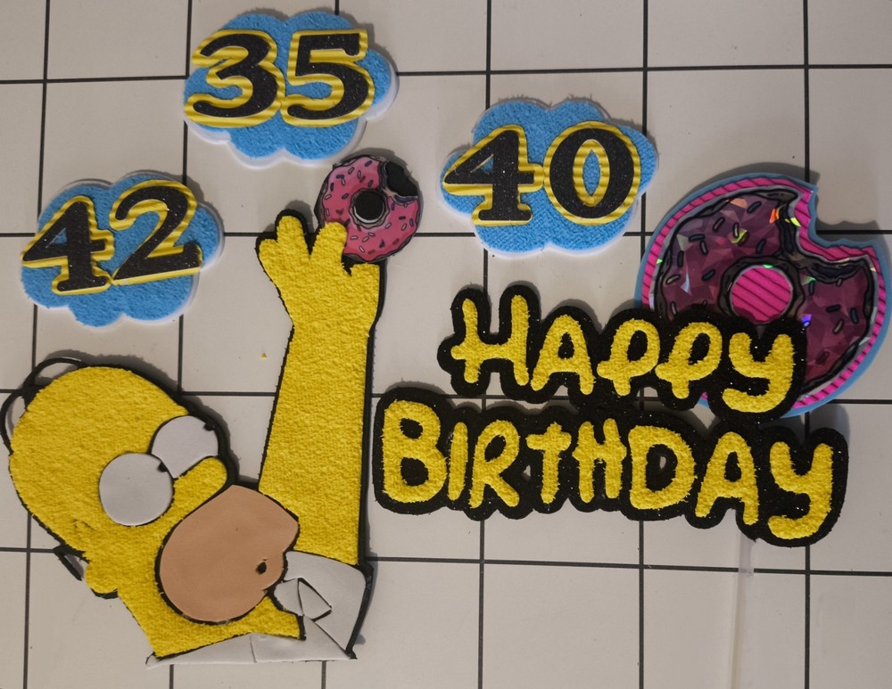 Cake Topper Homero