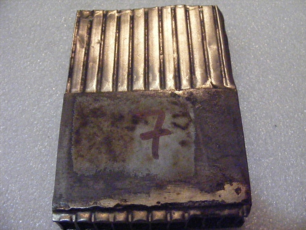 Apollo Saturn H-1 Rocket Engine Inconel Silver Alloy Flight Hardware Section 7