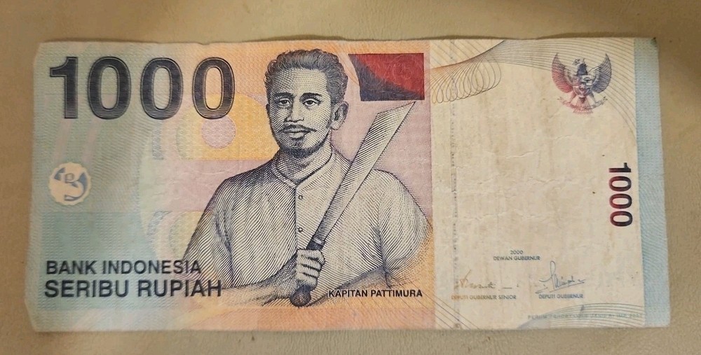 2000 Indonesia 1000 Rupiah Note