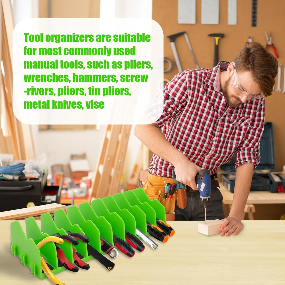 4 Pack Plier Organizer Rack Pliers for Tools Cutters with Extendable Design