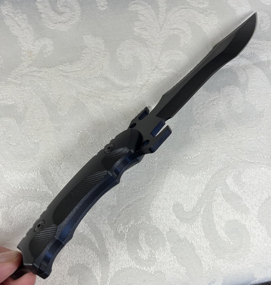 LetonPower Fixed-Blade Hunting Hiking Tactical Divers Knife & Sheath 10”