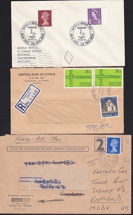 CYPRUS 3 various covers....................................................D8401