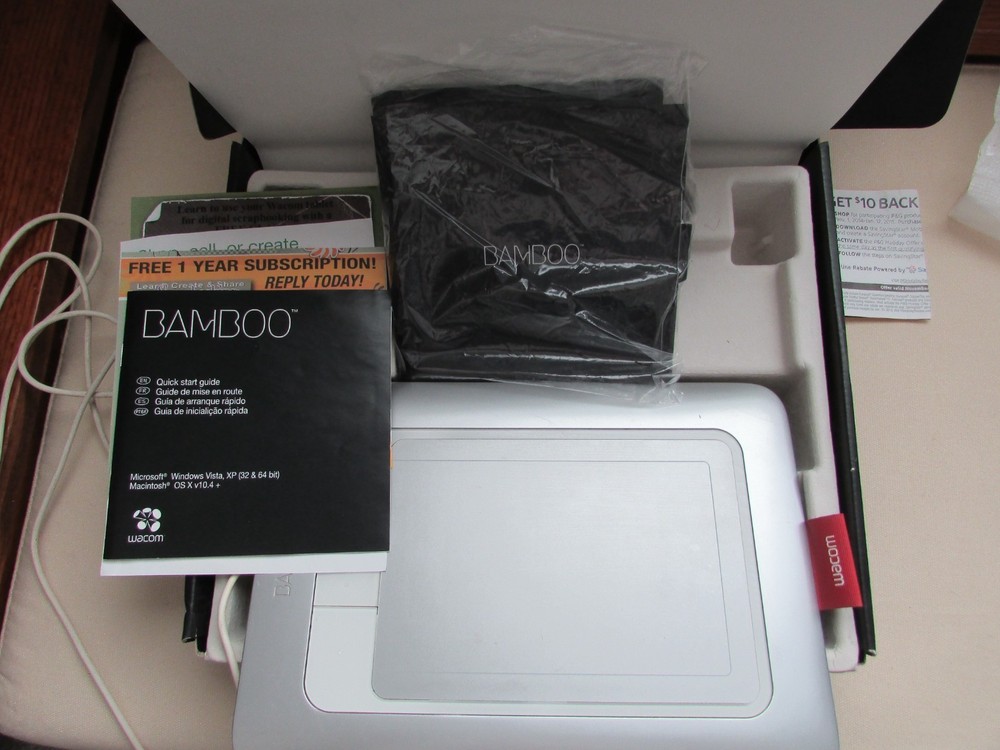 Bamboo Craft Pen And Touch Tablet (open box)