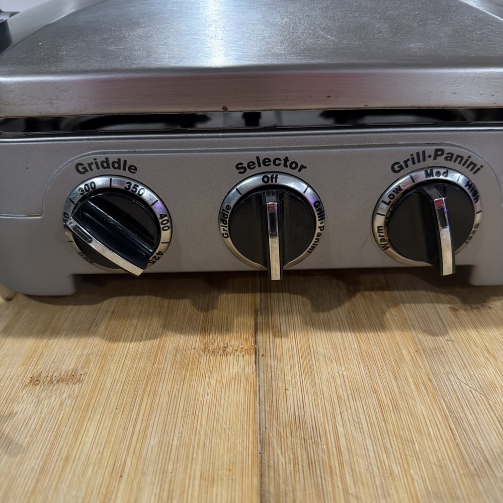 Cuisinart Griddler Model GR-4N 5-in-1 Grill Griddle Panini Maker *