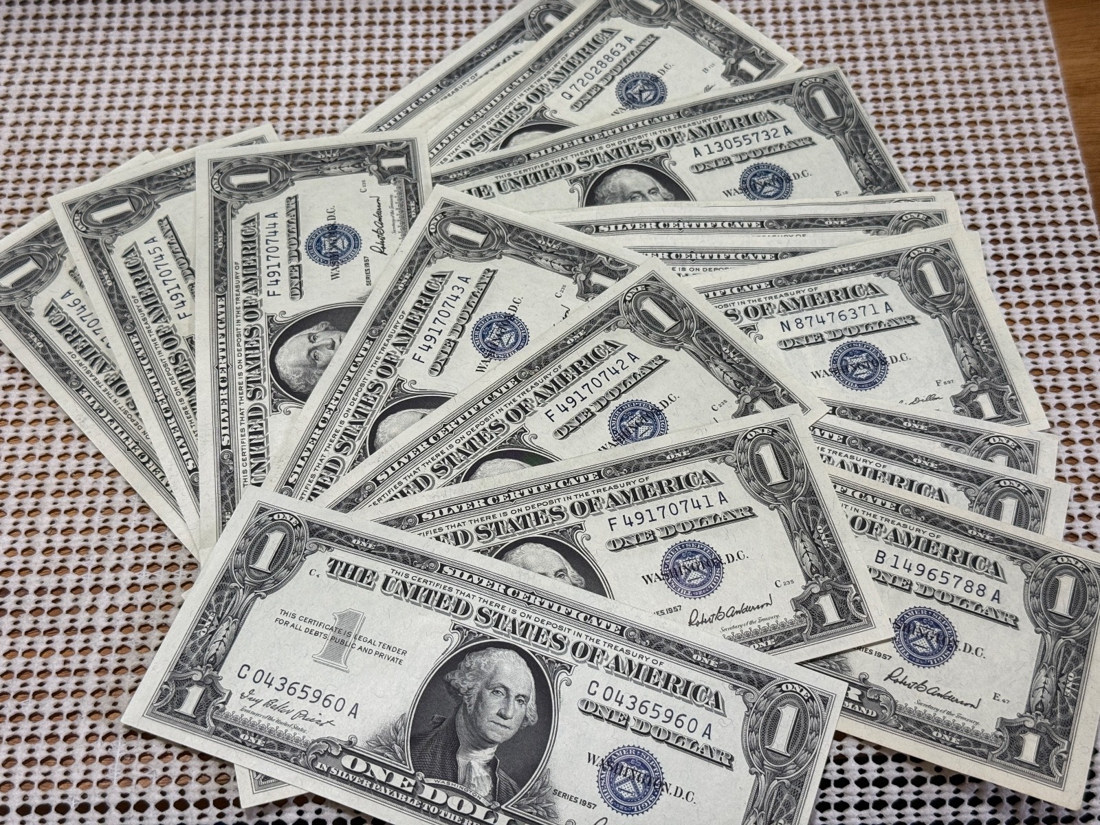 1957 $1 Silver Certificate • CRISP GEM UNCIRCULATED NOTE 💎💵