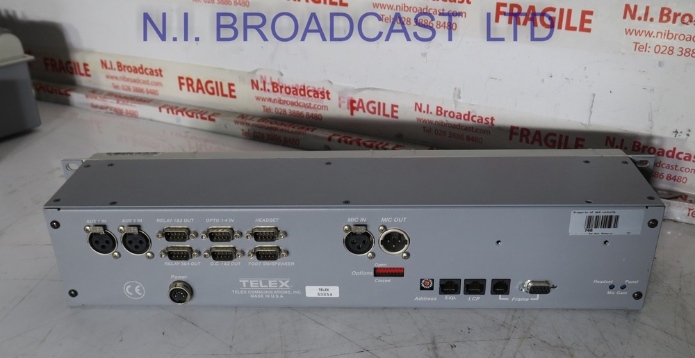 telex rts kp32 32 channel intercom talkback panel