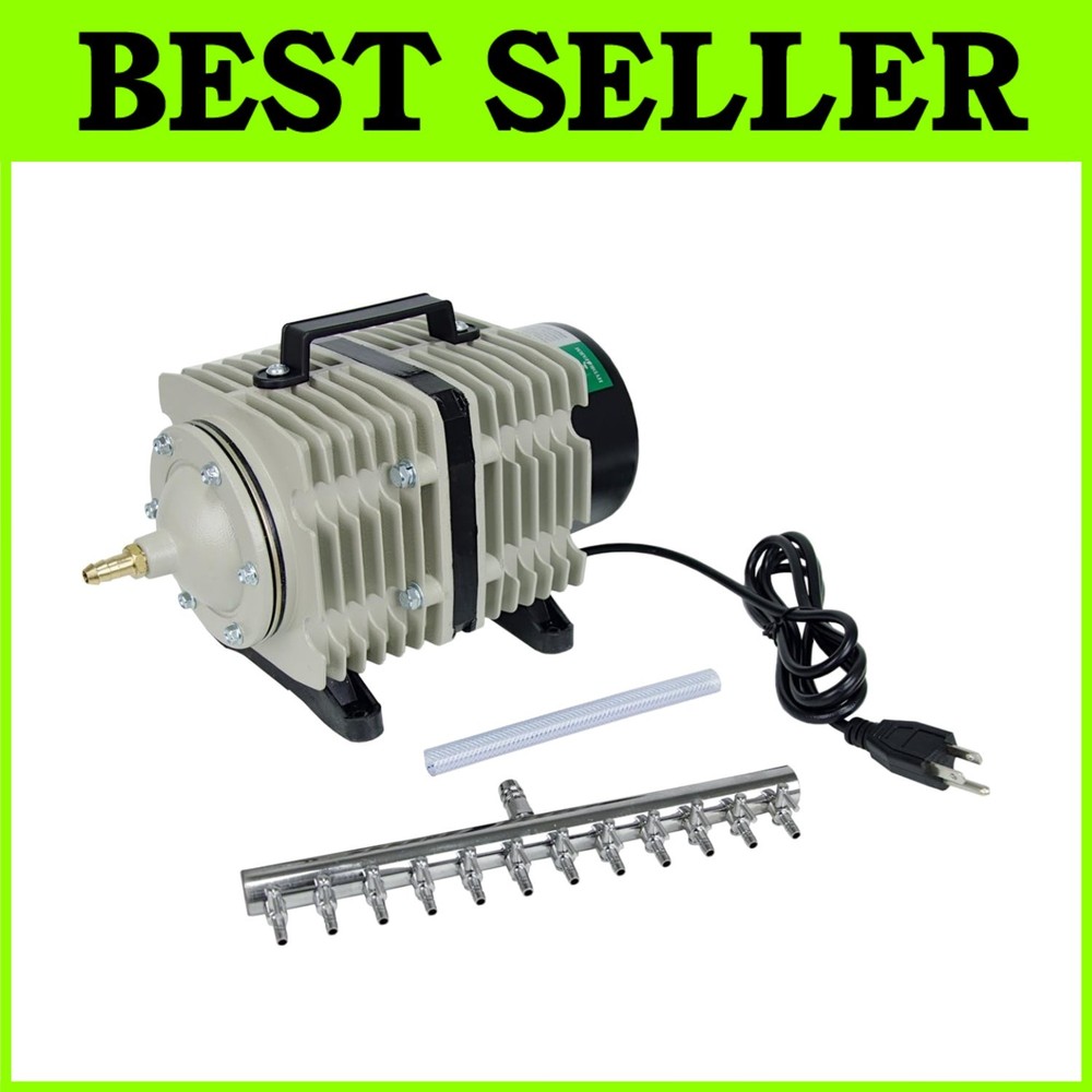 Active Aqua 112W Air Pump with 12 Outlets