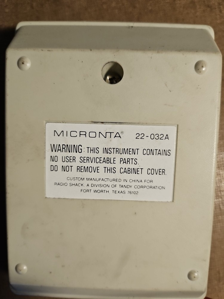 Rare Vintage Micronta 22-032A Battery Tester - UNTESTED