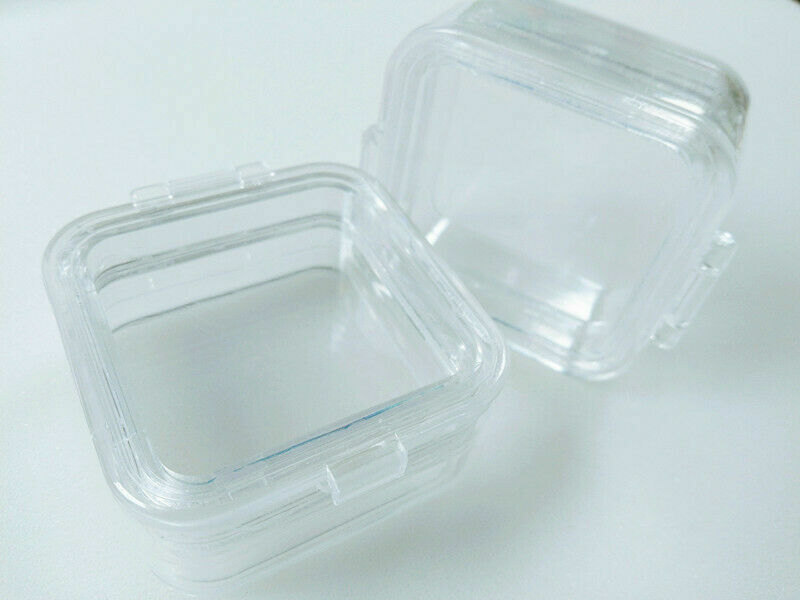 Hinged Display Box Jewelry Boxes Clear Membrane case Denture False Teeth Case