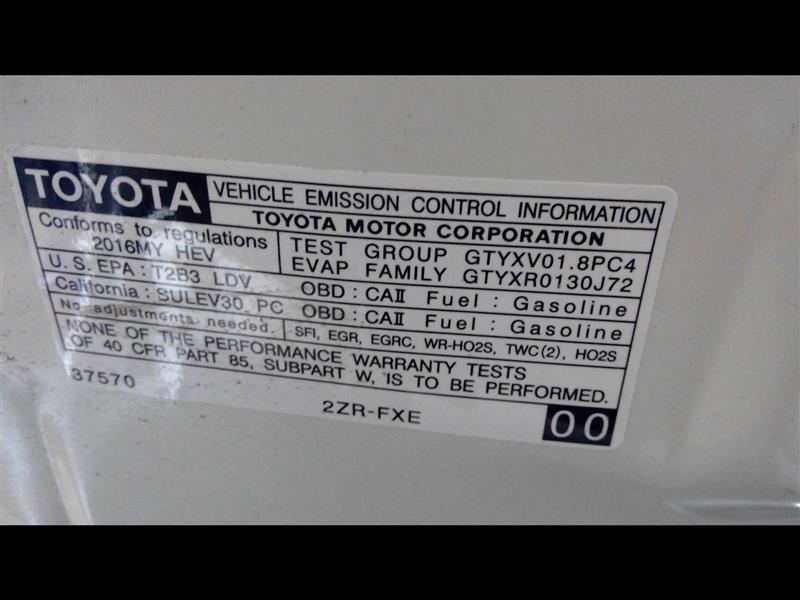 2016 Prius Multiplex Module Sku#3592568