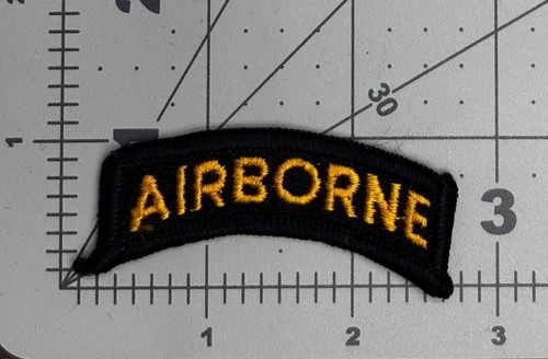 Inv#351 US Army Airborne Merrowed Edge Tab