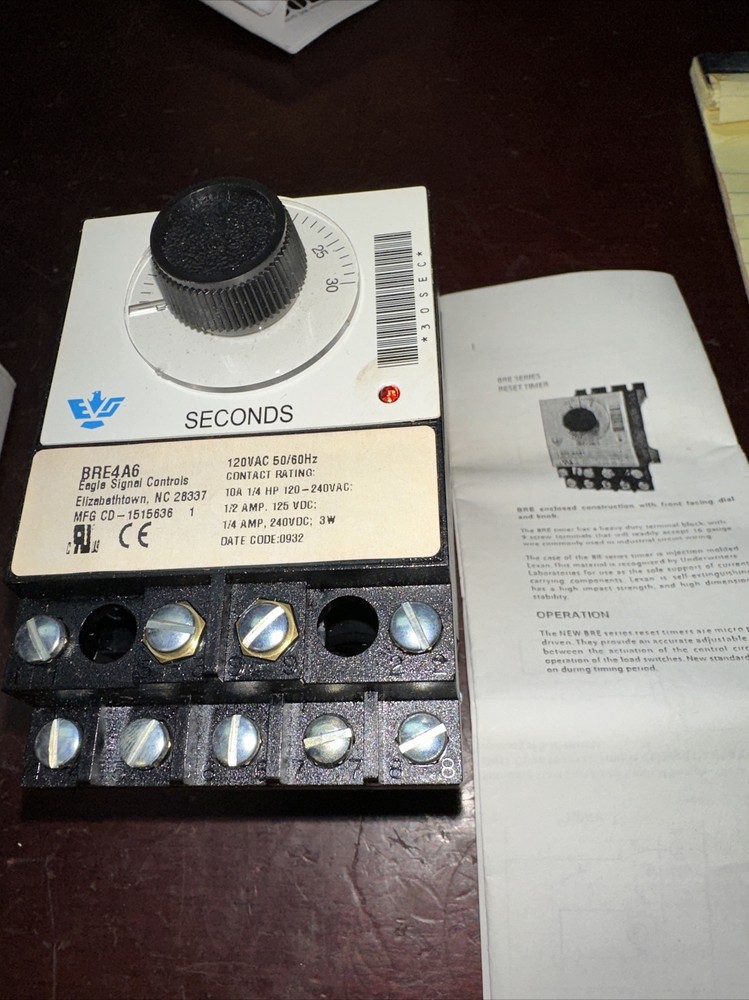 Danaher Bre -4a6 Reset Timer 120 Vac