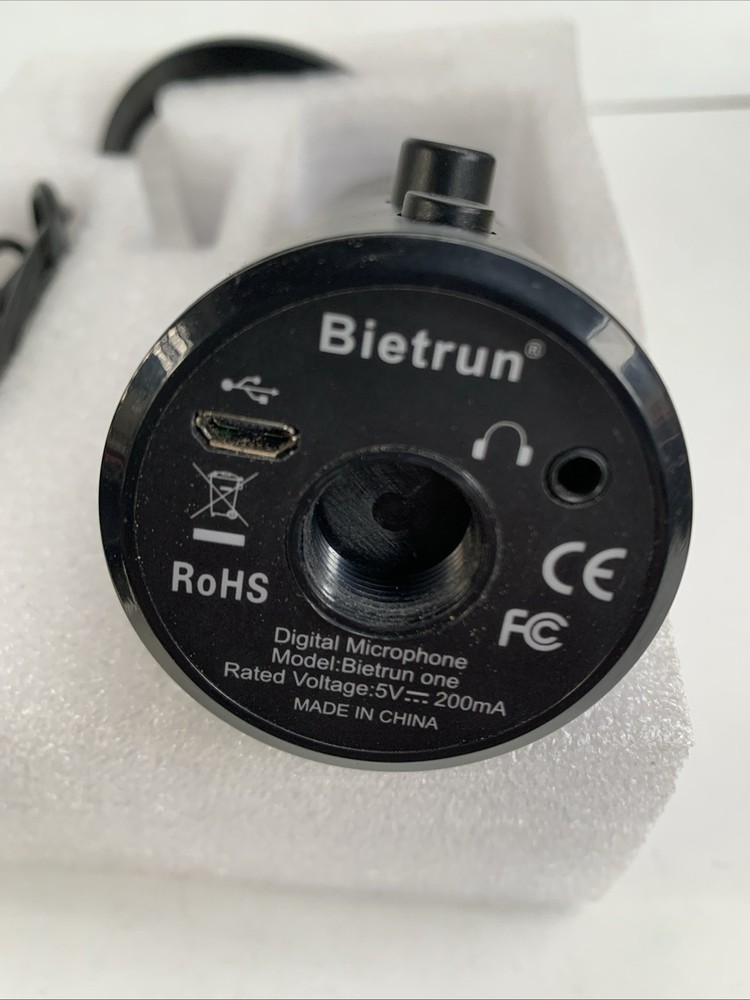 DESK TOP MICROPHONE by Bietrun model "One" PRACTIALLY NEW