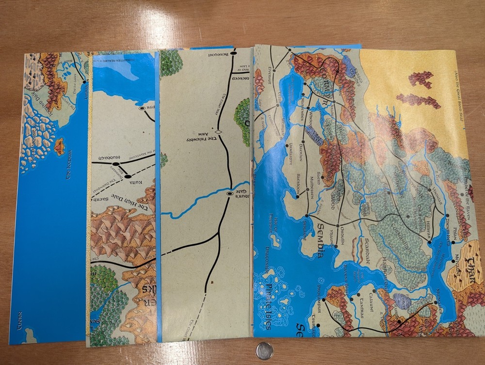 Forgotten Realms Campaign Setting Boxed Set /TSR 1085 - Incomplete