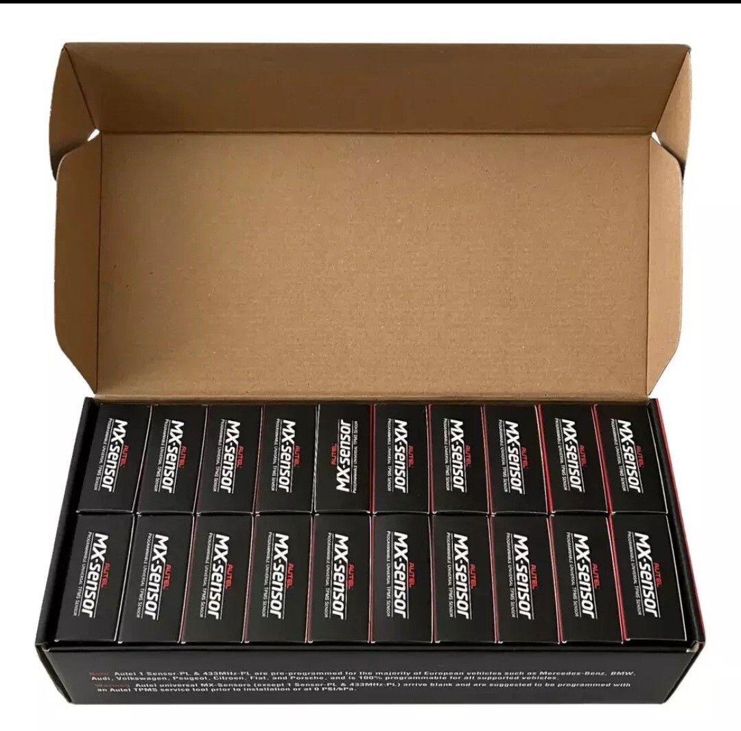 Autel TPMS MX-Sensor 315MHz & 433MHz Programmable Universal Rubber 20 Pack New