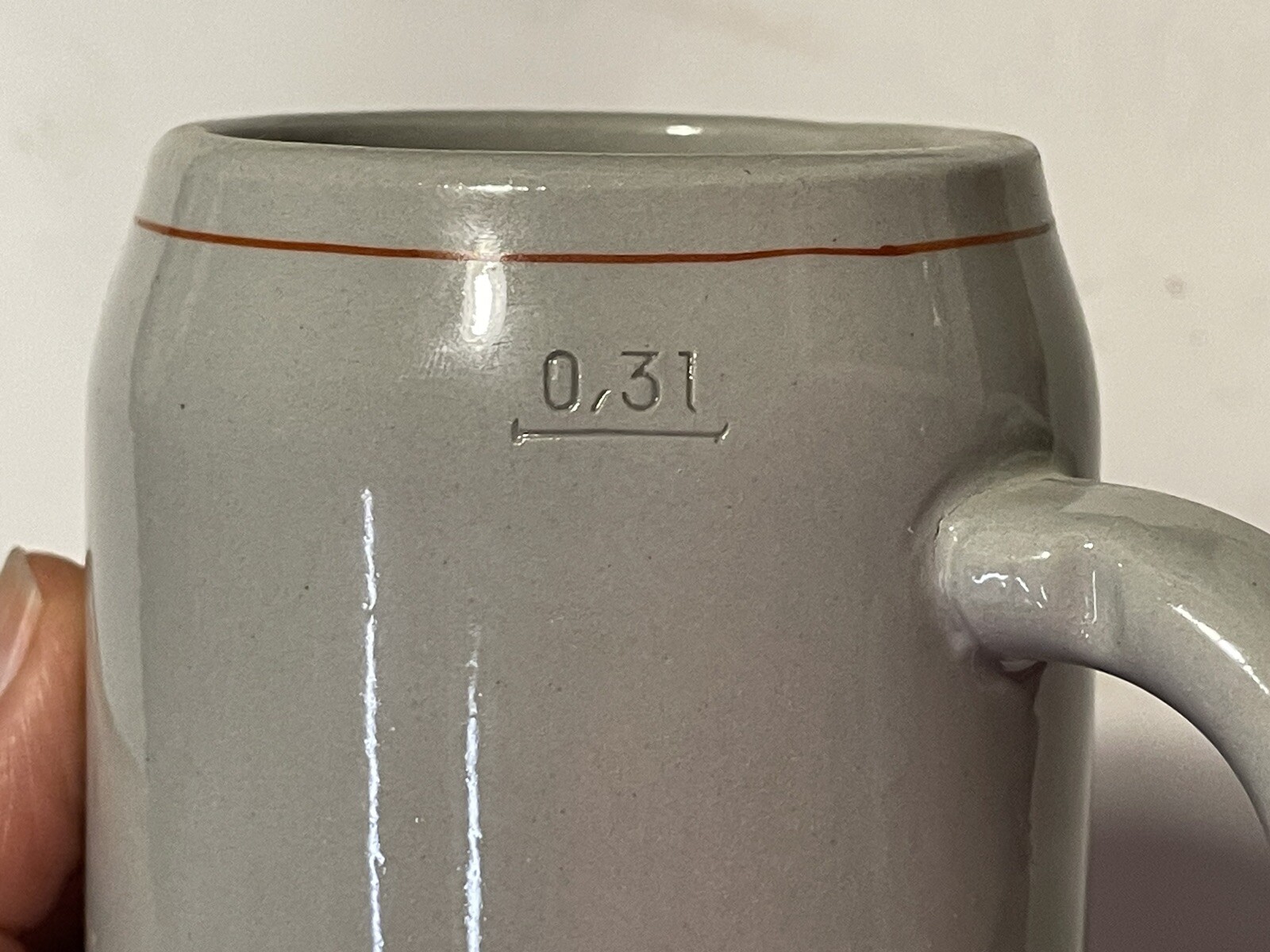 Vintage Munchen Child in Cowl Mug Stein Made in Germany USE DISPLAY DECOR BAR