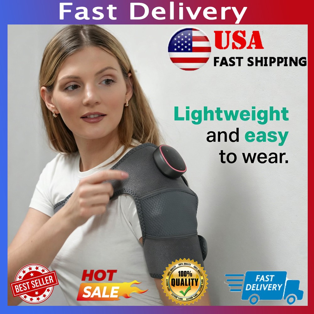 Triple Method Shoulder Massager Adjustable Rotator Cuff Joint Pain ET