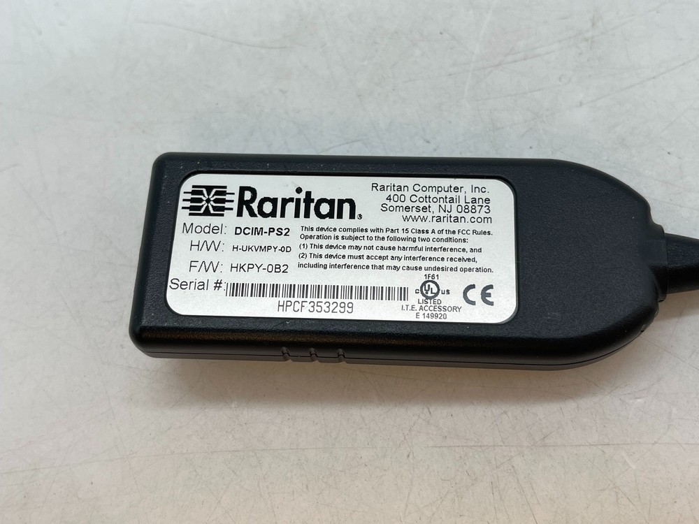 Raritan Dominion DCIM-PS2 Computer Interface Module KVM Extender VGA FREE S/H