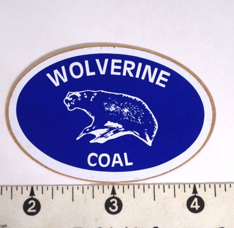 Coal Mining Sticker Wolverine Coal
