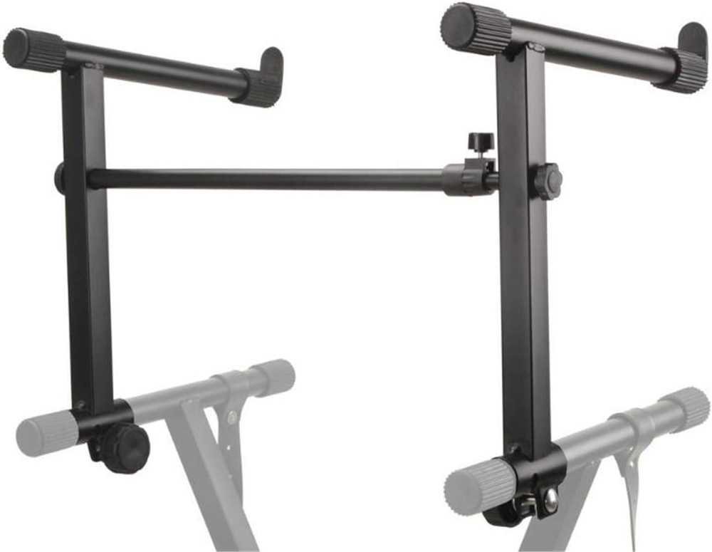Keyboard Stand Extension Adapter, 2 Tier Adjustable Width