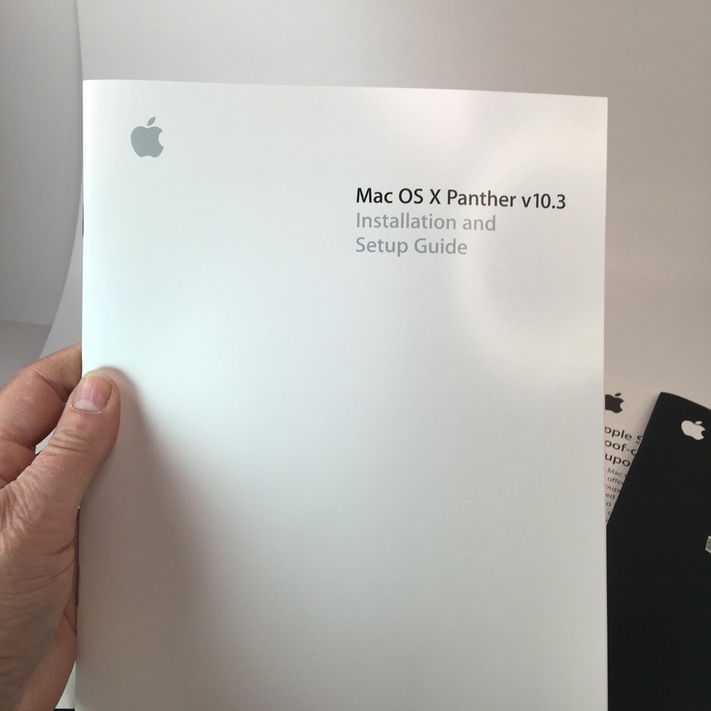 Vtg Apple Macintosh OS X 10.3 Panther Computer Software Mac COMPLETE BOX SET