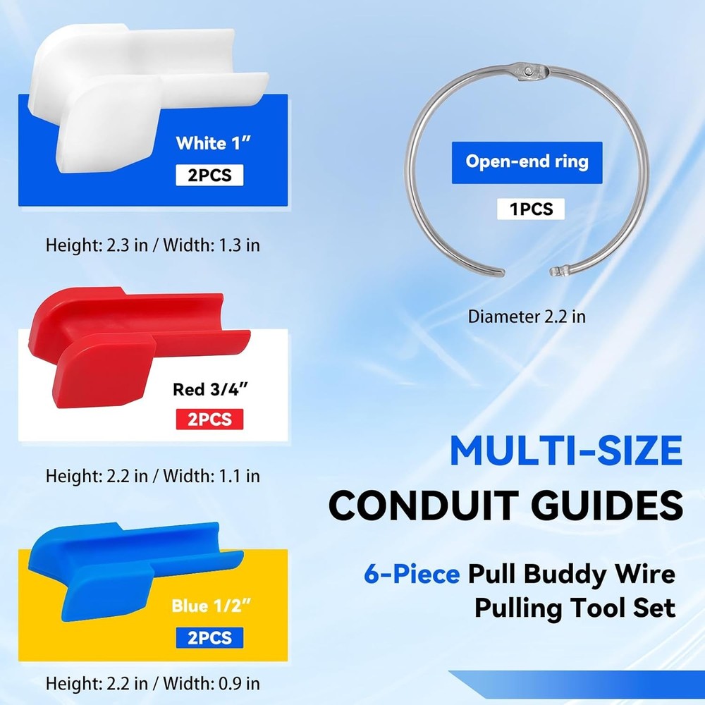 42000 Conduit Wire Pulling Tool - for Rack-A-Tiers Pull Buddy, Multi-Pack Wire P