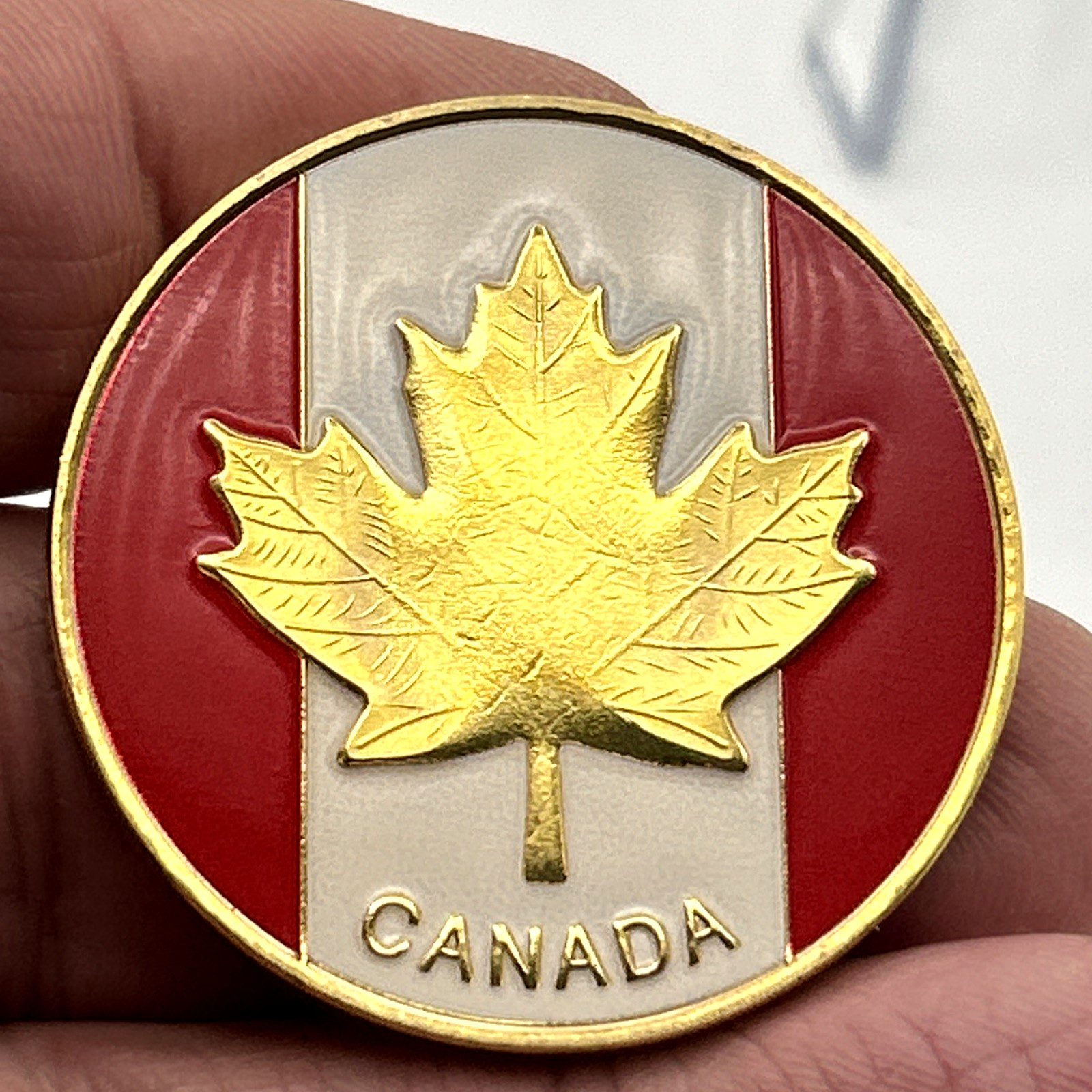 Canada Maple Leaf Commemorative Coin Token Medal 40mm
