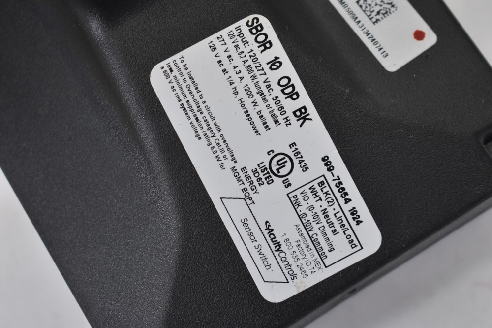 Acuity Controls Sensor Switch Outdoor Pole Mount Occupancy 360° SBOR10ODPBK