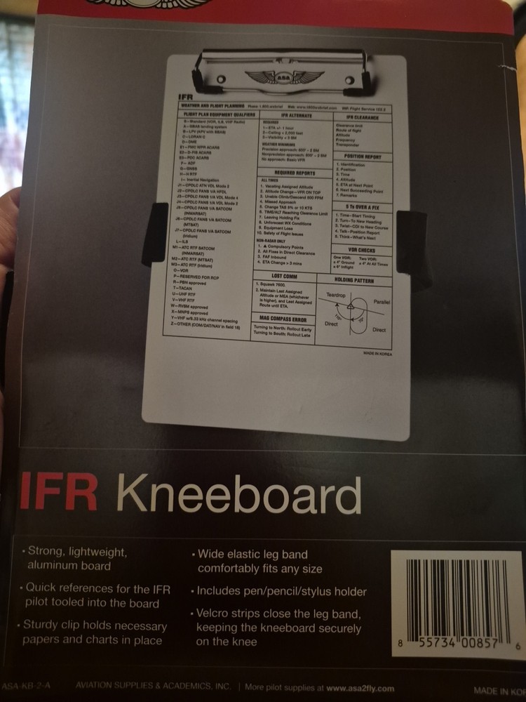 IFR Pilot Kneeboard - ASA-KB-2