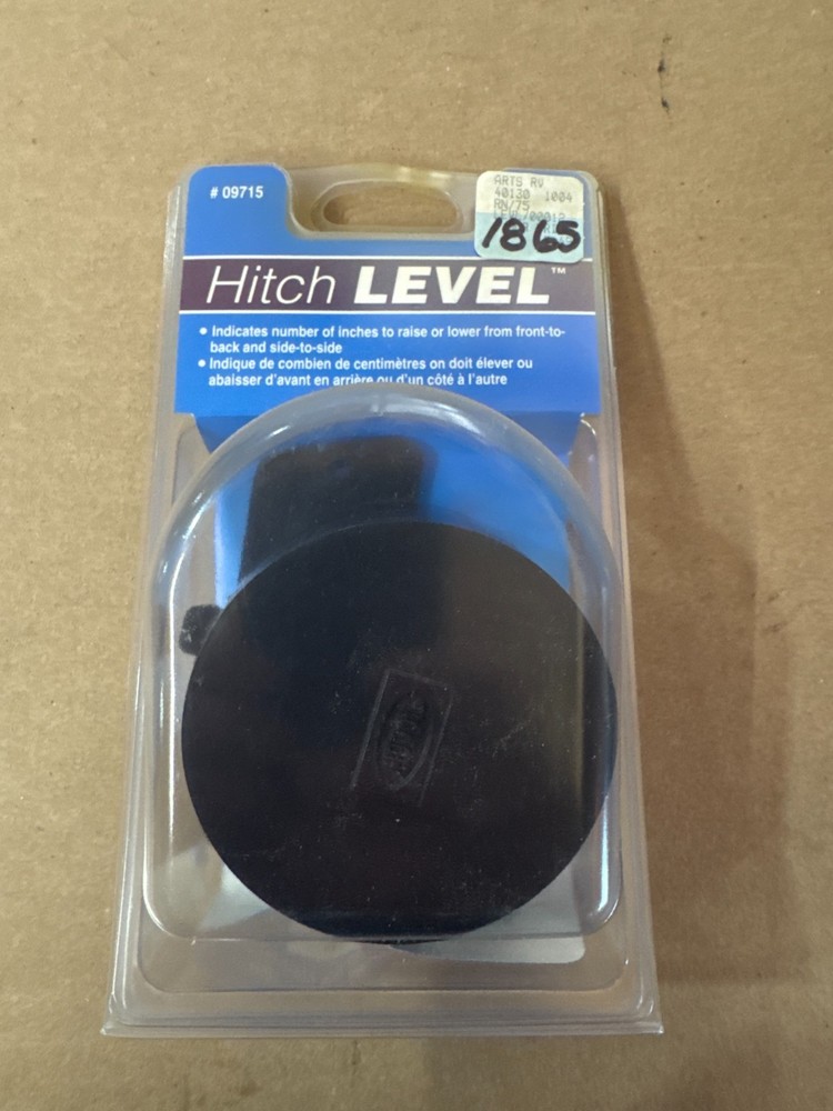 Hoppy 09715 Permanent-Mount Hitch Level for Horizontal and Vertical Leveling