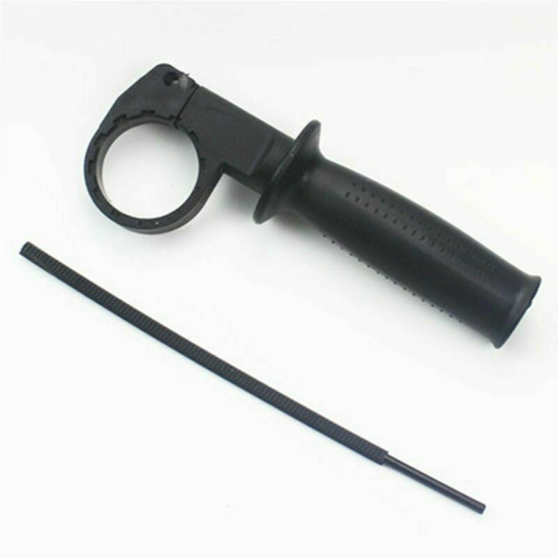 Versatile Black Hammer Drill Side Handle for Various Power Tools