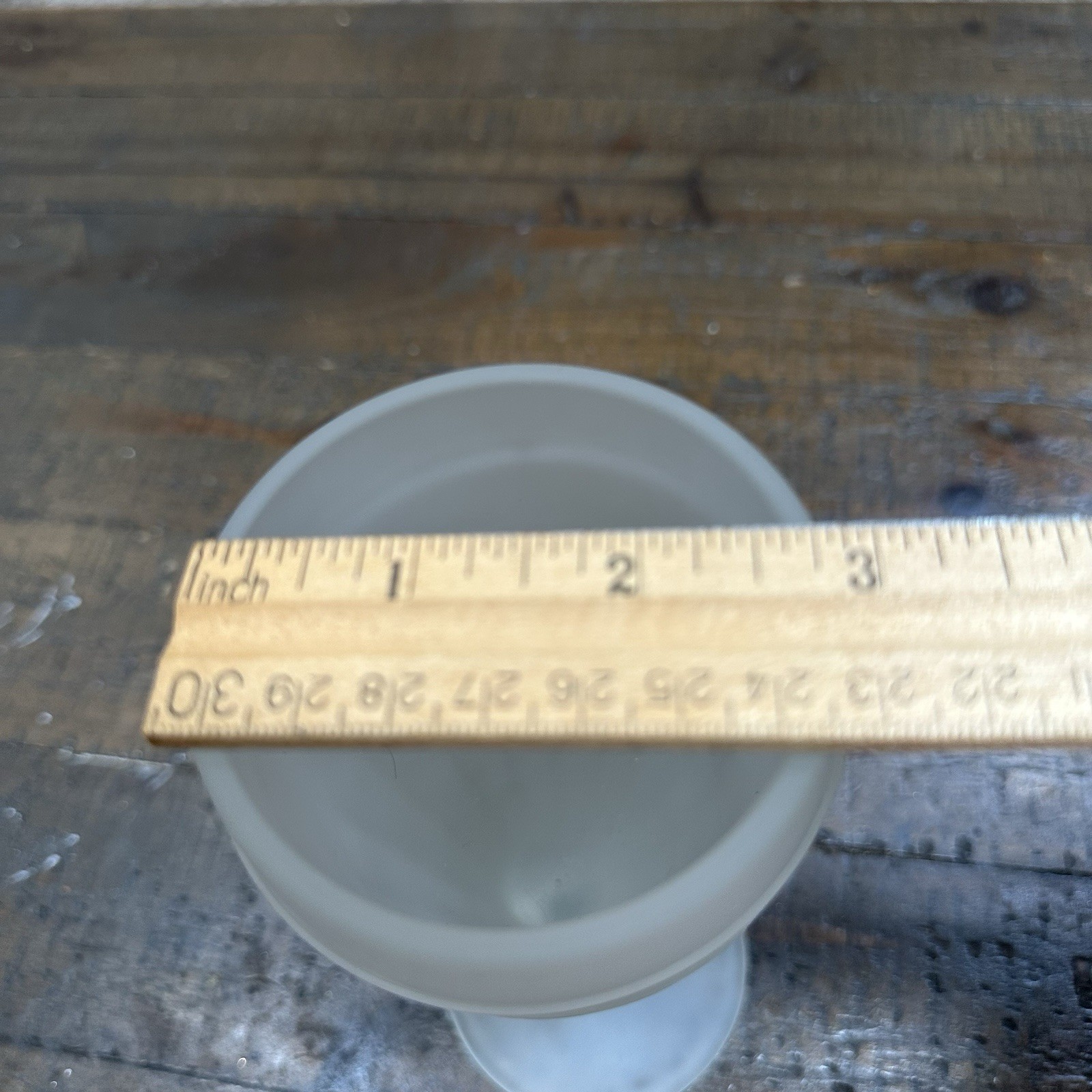 Set of 2 Frosted Glass Viking Horn Mugs Footed Goblet Style Horn Cups 8” Tall