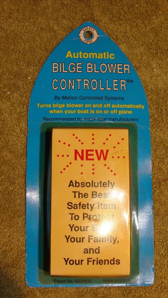 NOS, Motion Controlled Systems, Automatic Bilge Blower Controller,New in Package