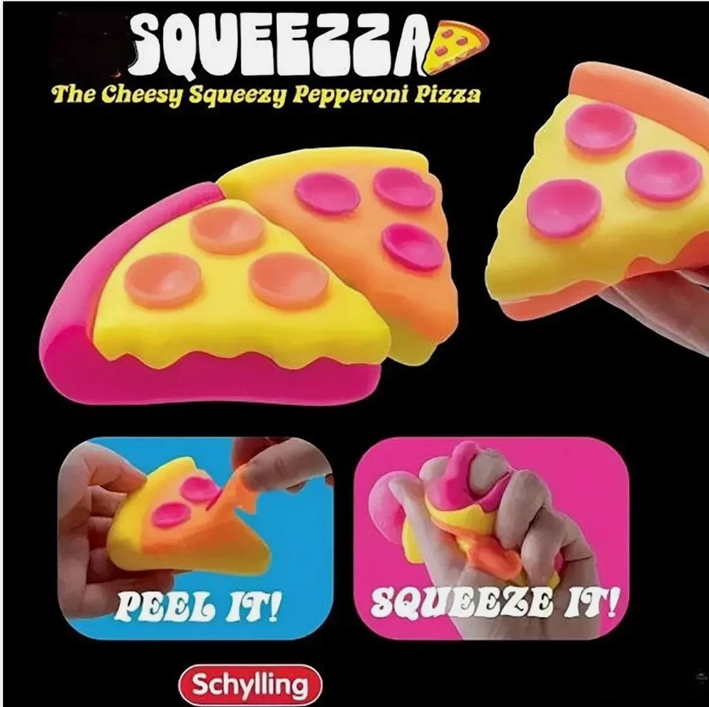NeeDoh Squeezza Pizza Nee Doh Squeeze