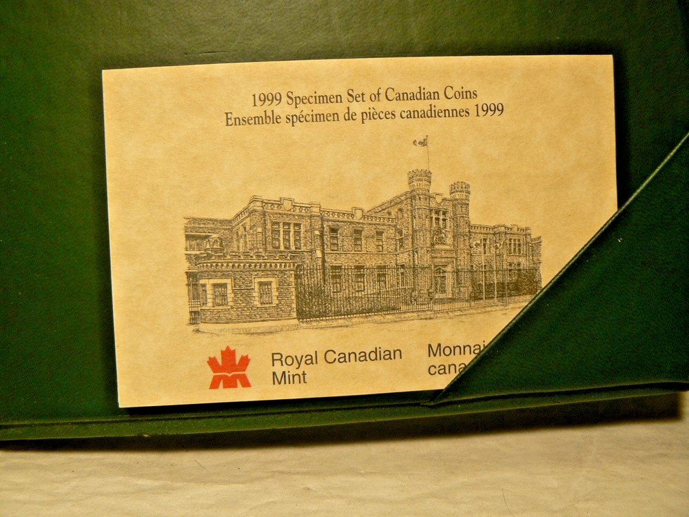 1999 Canada, Specimen Set w/ COA