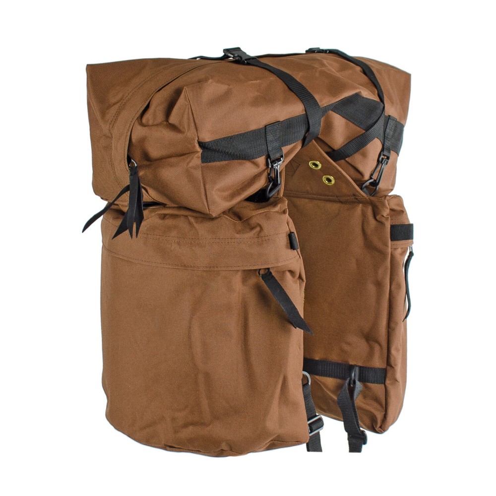 Rear Nylon Saddle Bag With Removable Top Pouch