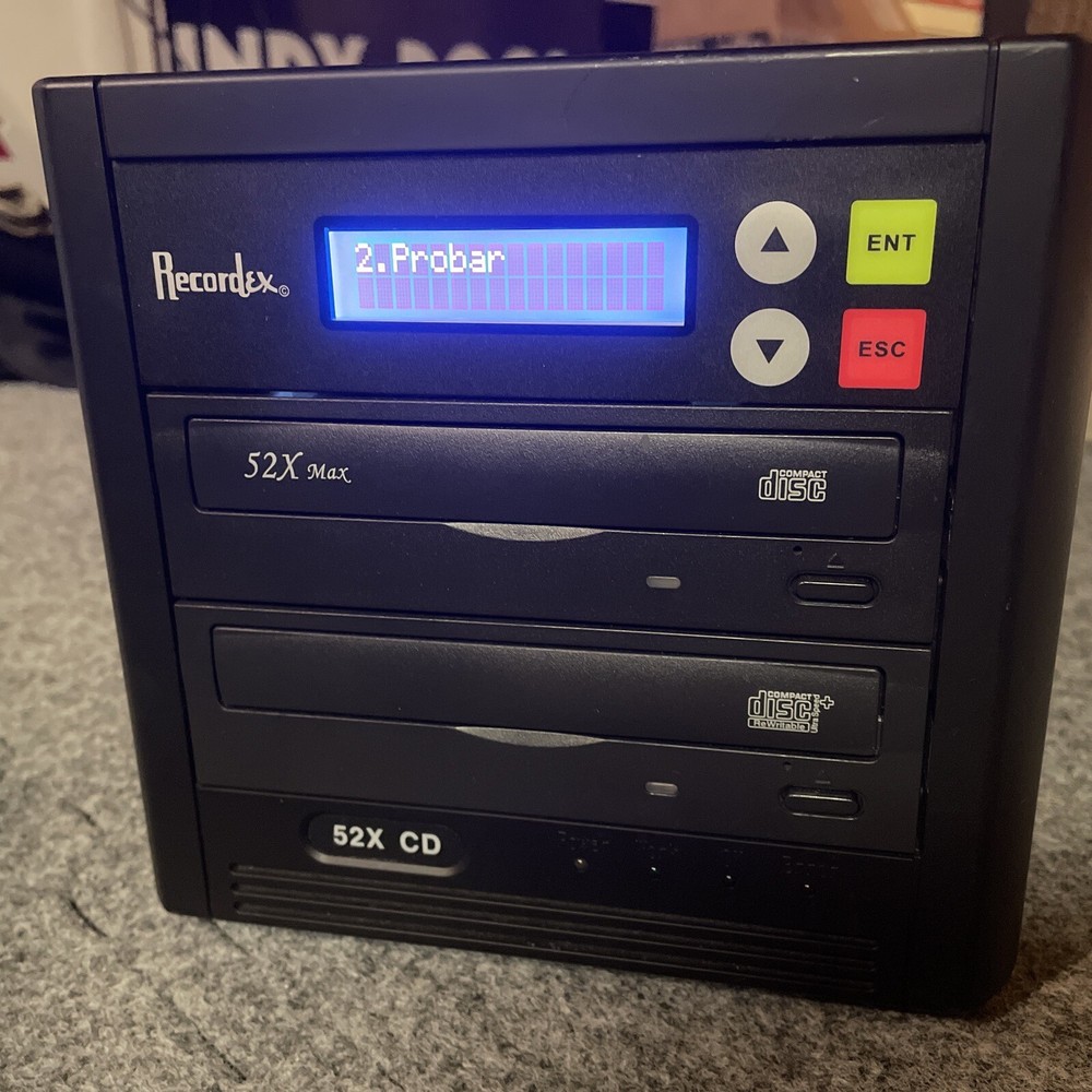 Recordex 52x Max CD Duplicator Single One-to-One Copier Rx - see Description