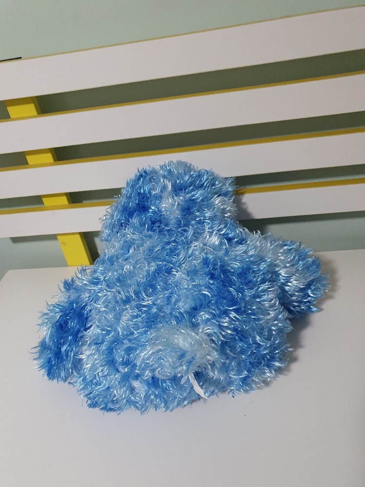 BLUE TEDDY BEAR UNBRANDED 40CM