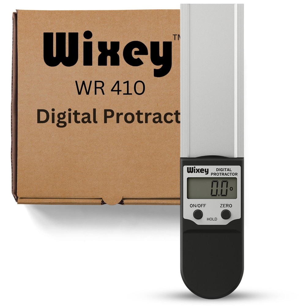 8 (203mm) Wixey Digital Protractor with Miter Function
