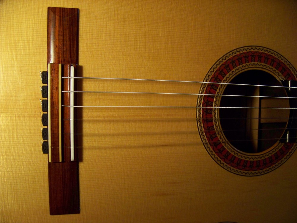 Rosette Diamond Secure Classical Guitar String Ties- Small Profile Bridge Beads