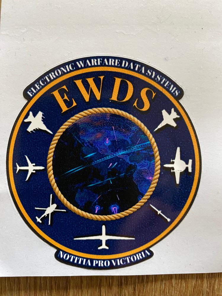 US Navy Electronic Warfare Data Systems (EWDS) Sticker