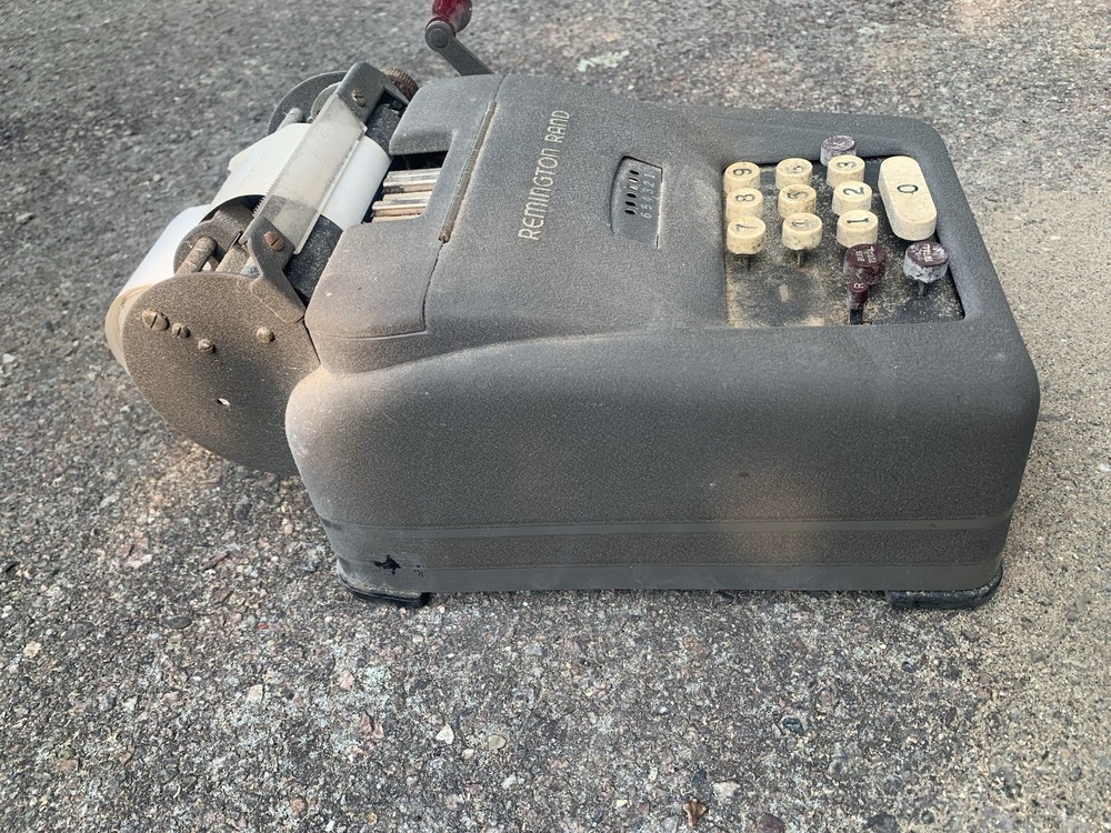 Vintage Remington Rand Adding Machine (Not tested)