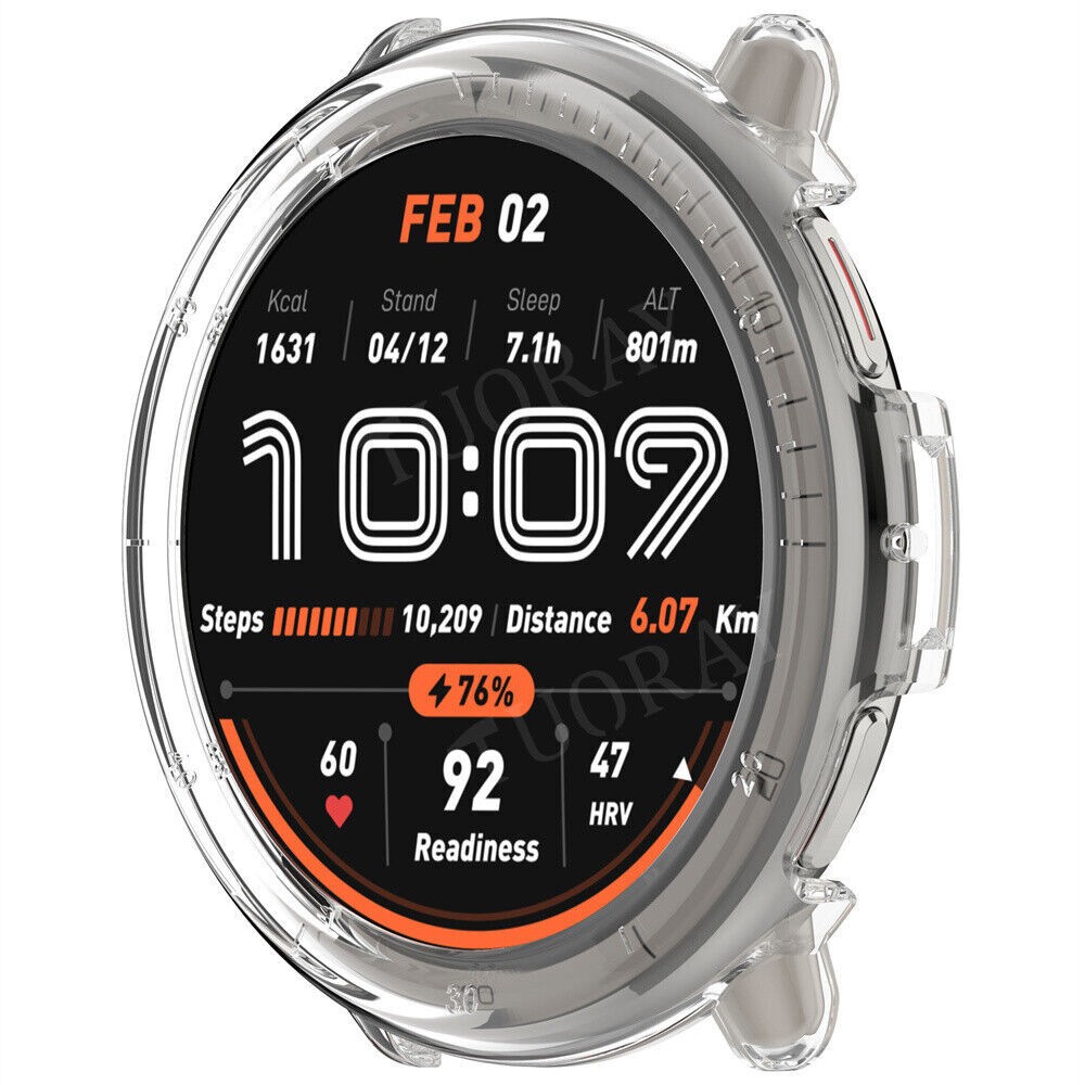 TPU/PC Protective Case Screen Protector Cover For Amazfit Active 2 Smart Watch