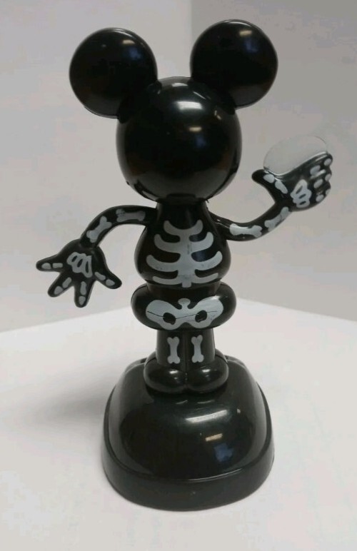 DISNEY MICKEY MOUSE SOLAR BOBBLE HEAD HALLOWEEN
